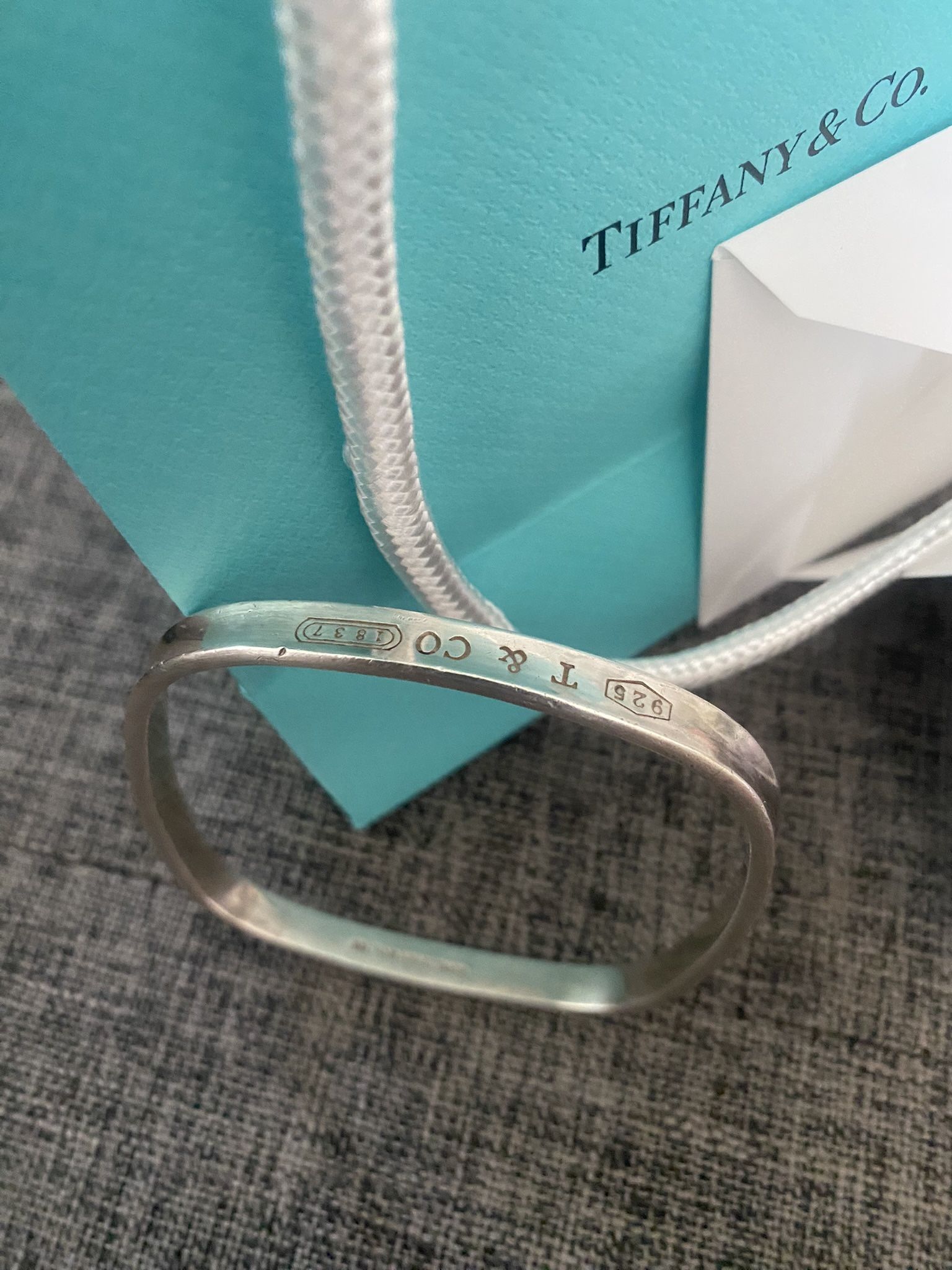 Tiffany & Co Circa 2001 1837 925 Square Bracelet 