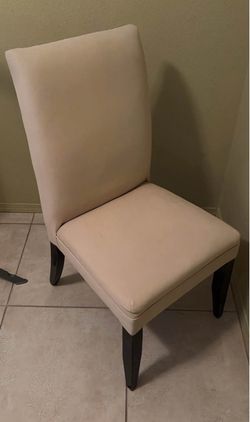 Cream Upholstered Dining Chair