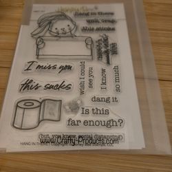 Honey Bee Stamps Hang In There