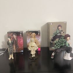 Demon slayer anime figures. 35 FOR EACH!!