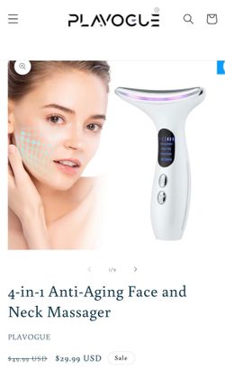 New Plavogue  Face Massager
