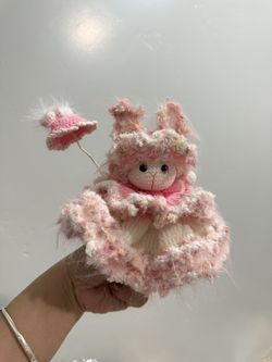 🧶Handmade crocheted Bunny Princess