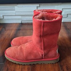 UGG Women's Classic Tall Boots Orange 5825, Size 8