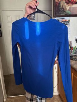 Blue long sleeve shirt