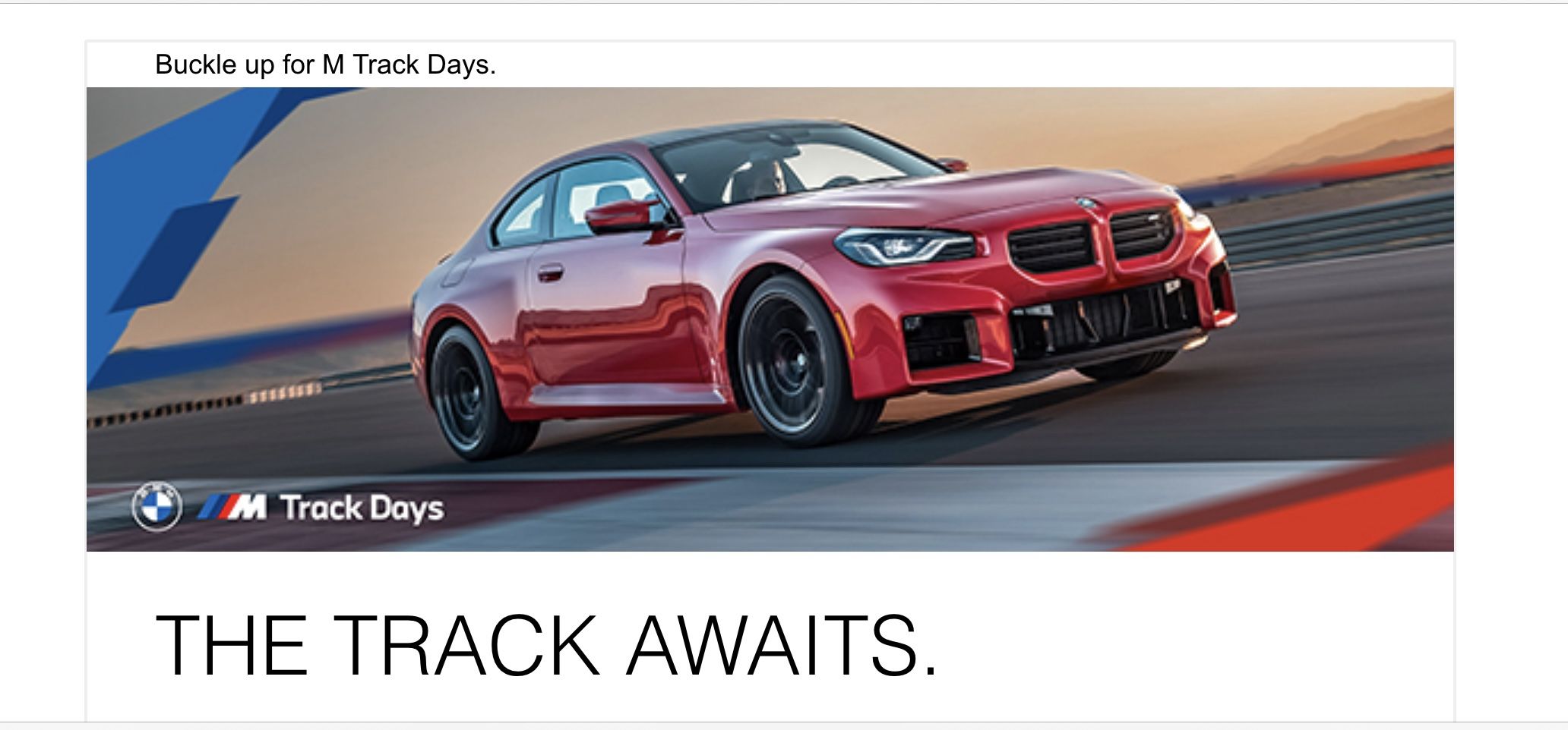 BMW M Track Day Sonoma Raceway