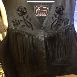 Woman’s Vintage Leather vest