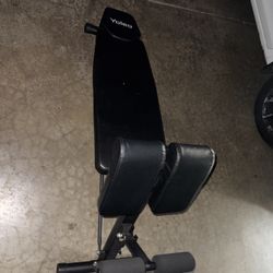 Yoleo Adjustable Weight Bench w/ Preacher Curl & Leg Extension