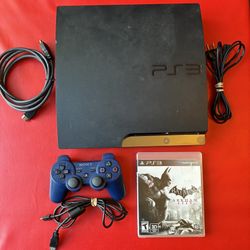 Sony PlayStation 3 (PS3) Slim Console 160GB w/ Batman: Arkham City