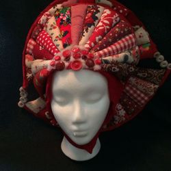Funky fabric headdress