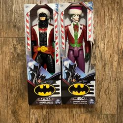 Batman & Joker Christmas Action Figure Set