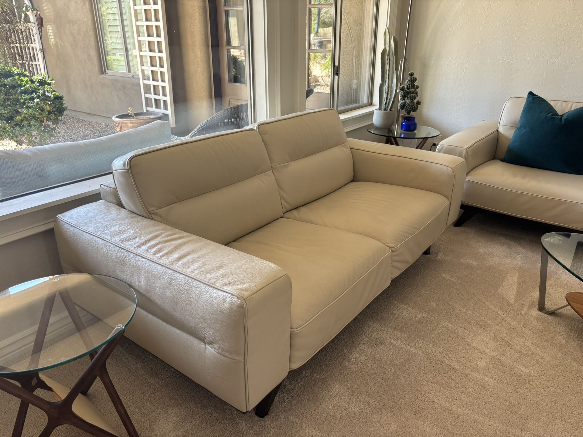 Natuzzi Adrenalina Couch & Loveseat