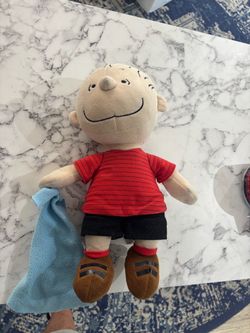 Charlie Brown plushy five dollars