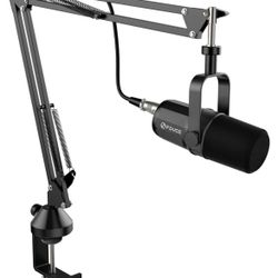 FDUCE XLR Dynamic Microphone for Vocal Recording, Podcasting, Gaming