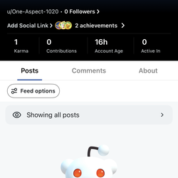Multiple year Reddit account with karma