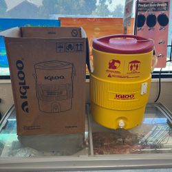 Igloo Cooler In  Yellow 