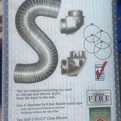 Dryer Vent Kit New 
