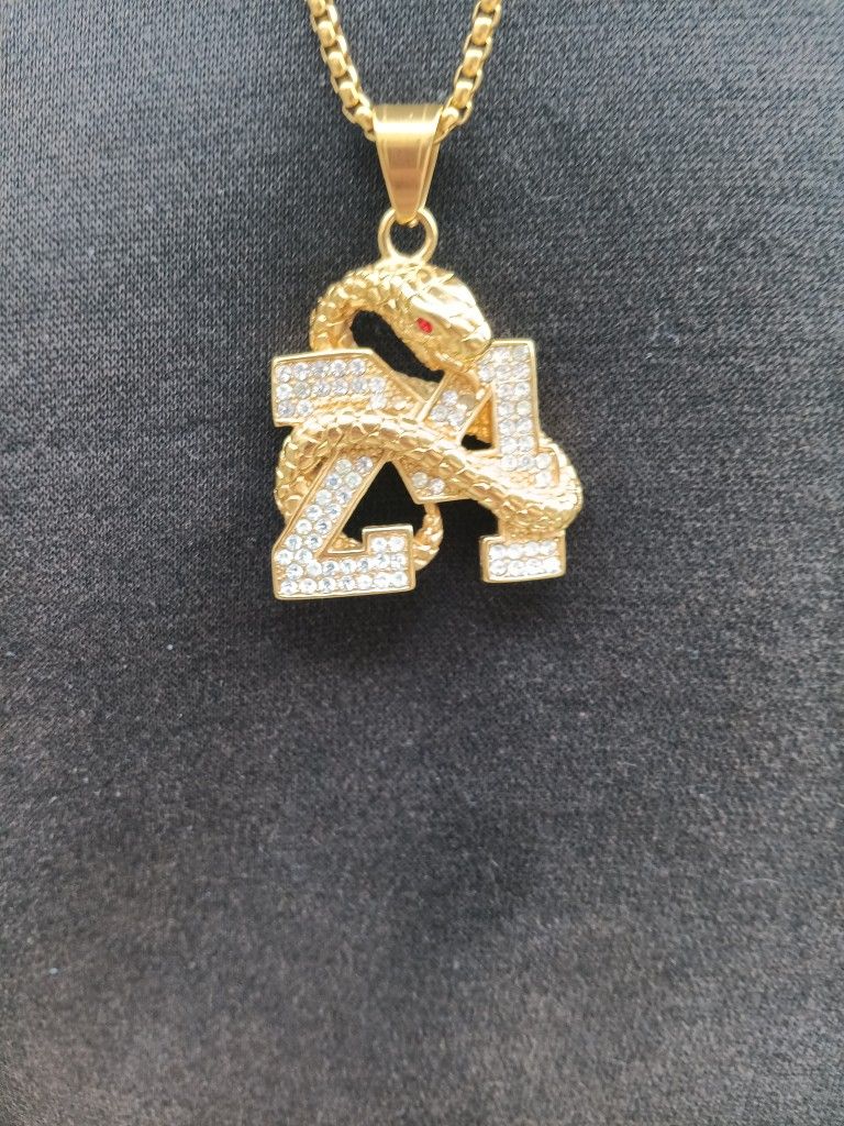 Number 24 Gold Chain