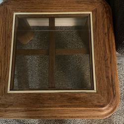 Glass Top Side Table