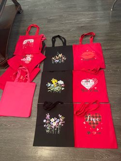 20 Assorted Cotton Tote Bags