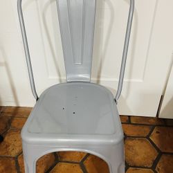 Two Modern farmhouse Gray chairs