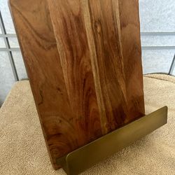 Wooden Tablet Stand or Cookbook Stand
