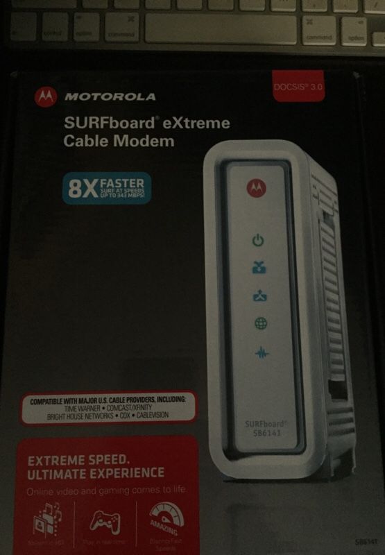 Motorola Cable Modem SB6141 Surfboard Extreme