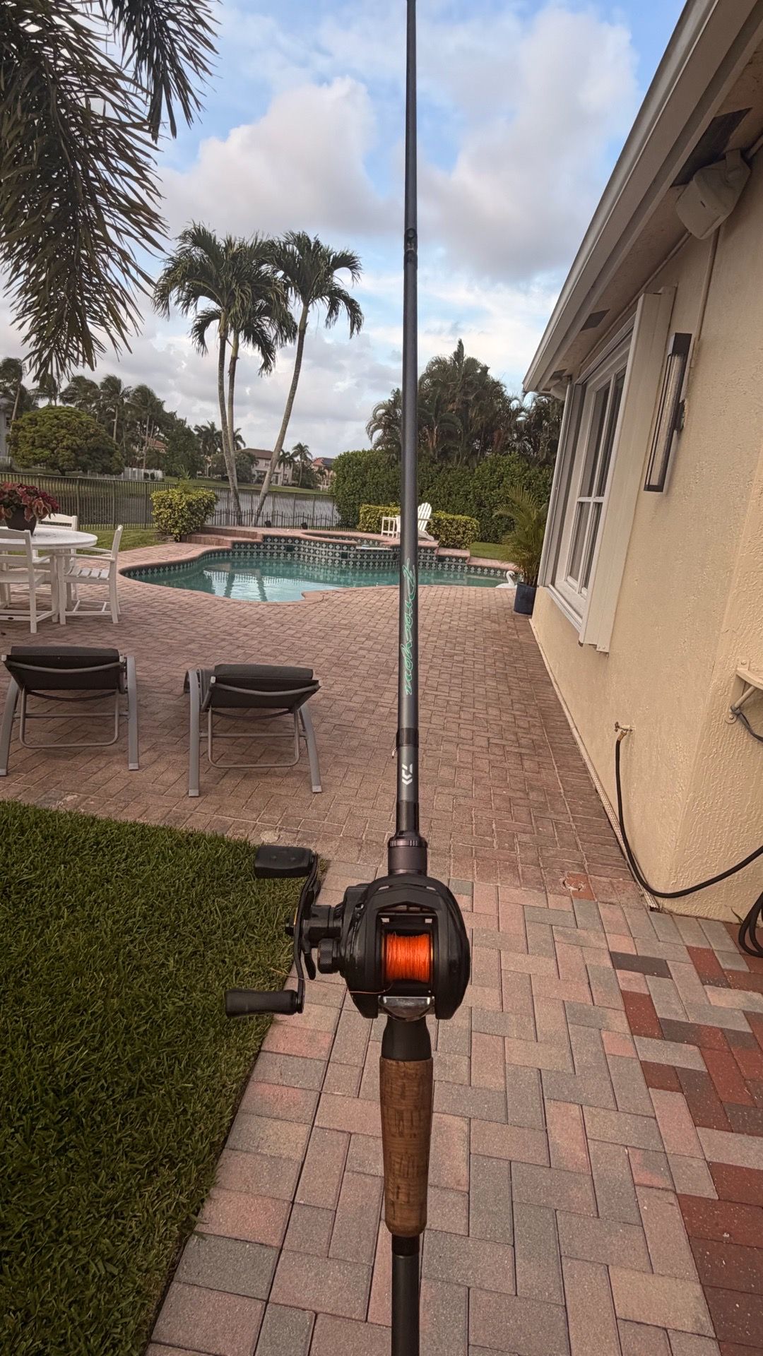 Daiwa Procyon fishing rod with Abu Garcia pro max reel