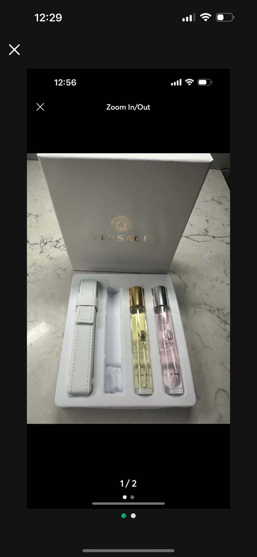 VERSACE Women’s Fragrance Collection set missing one fragrance 10ml each