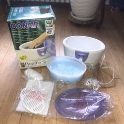 Conair Paraffin Heat home Therapy Spa variable temperature NIB new purple white