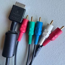 Sony PlayStation 2 Component Video Cables. PS2. PS3