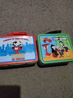 Classic cartoons tin lunch box