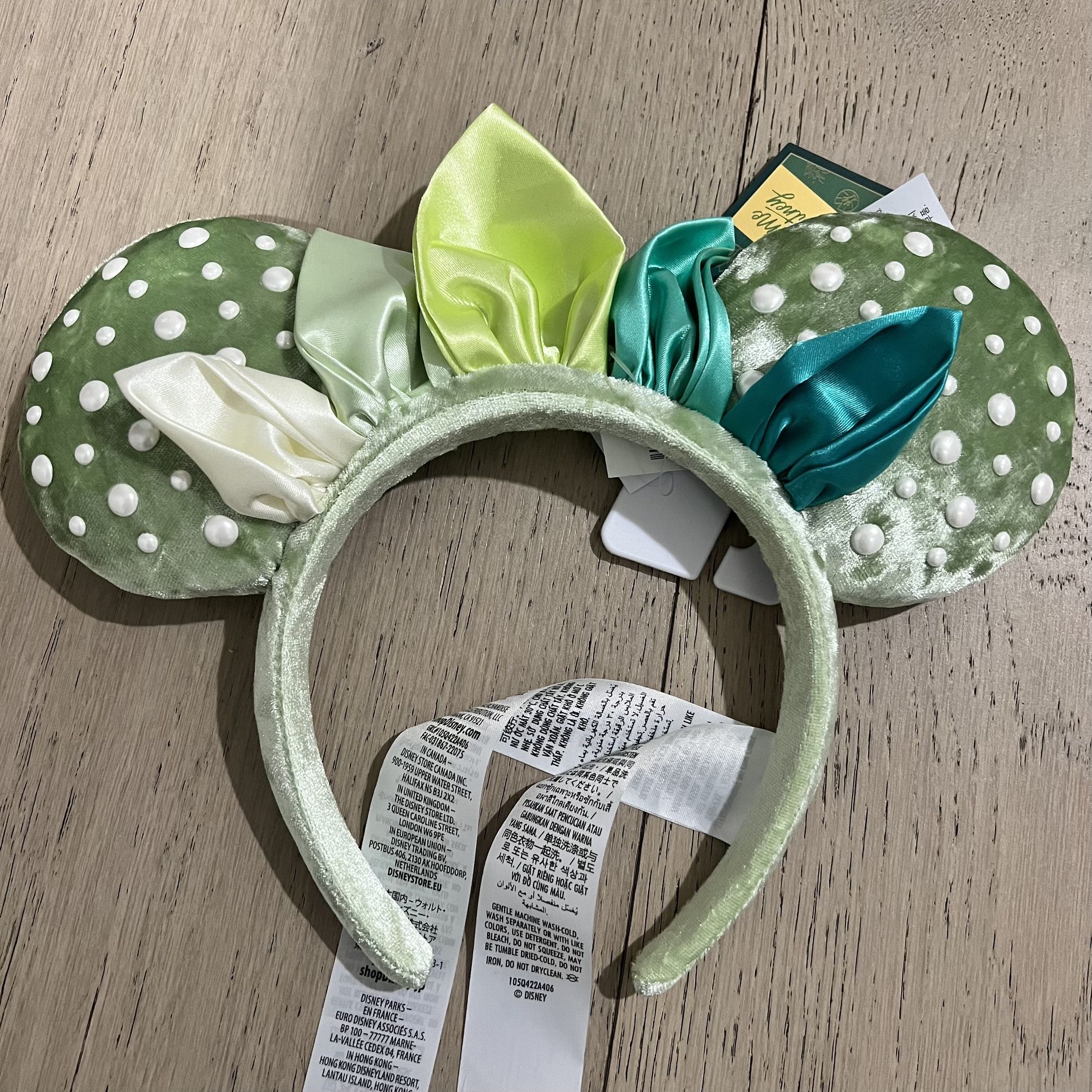 Disney D23 EXPO Tiana Ear Headband The Princess & the Frog By Color Me Courtney