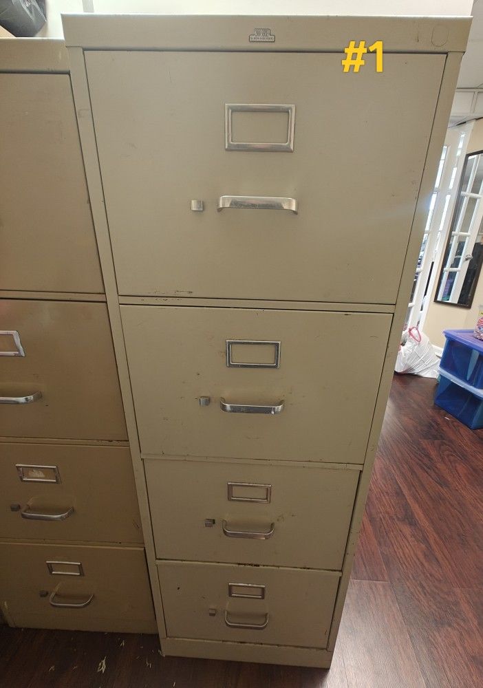 Vertical & Lateral Metal Filing Cabinets