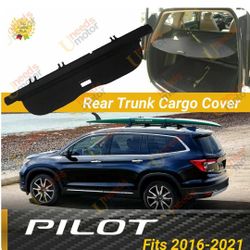 Retractable Trunk Shielding Shade   Cargo LuggageCover fitHonda Pilot EX-L Elite Touring 2016-2022 