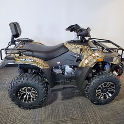 ATV For Sale in Sacramento! 4x4 Brand New 300cc Utility Quad, Water-Cooled, Winch, Hitch, 24” Tires & Hydraulic Brakes!