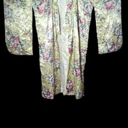  Kimono Robe Ladies  Gown, 100% Pollyester Light Breathable Block Printed 