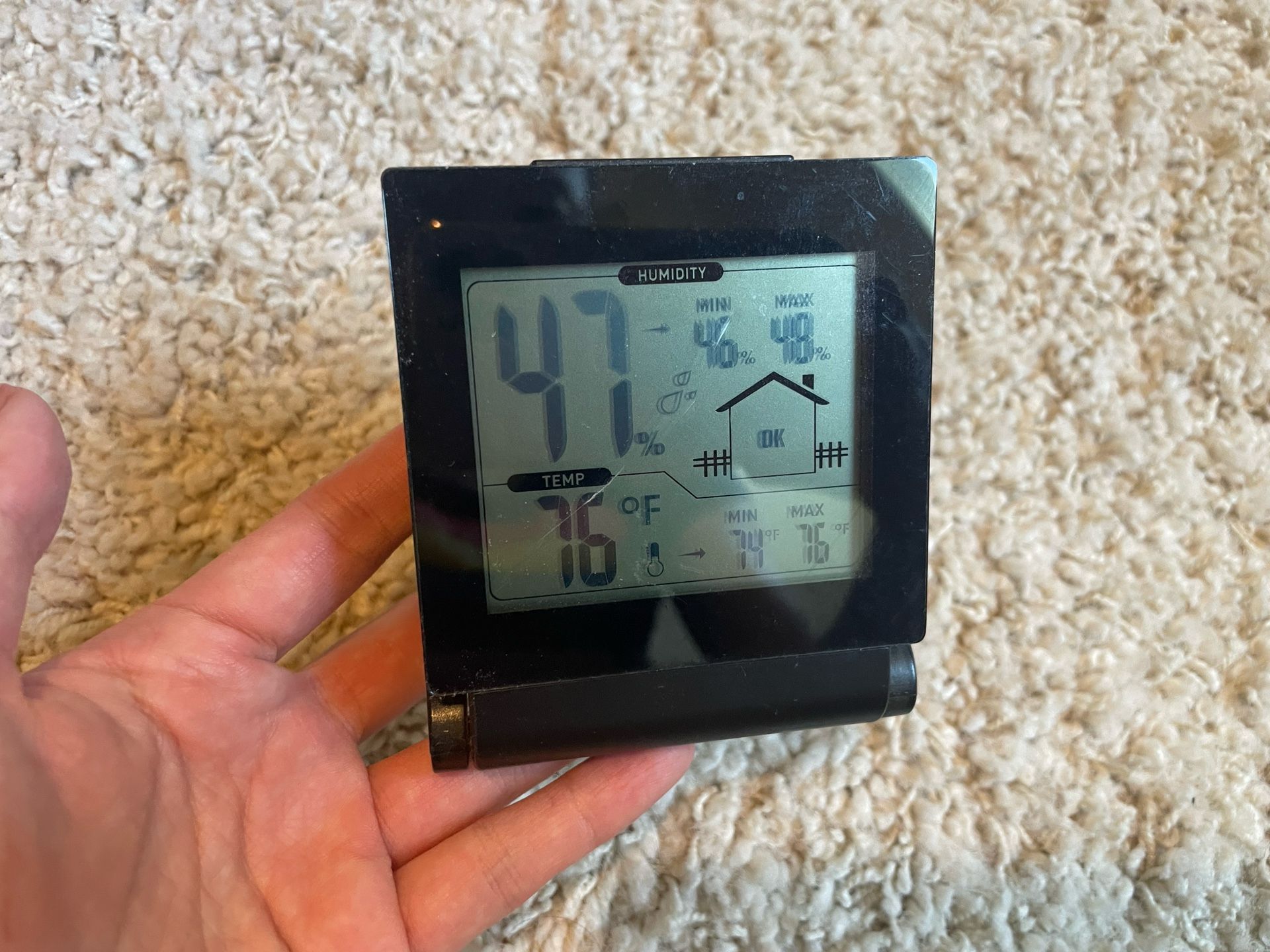 Temperature And Humidity Display Measure 