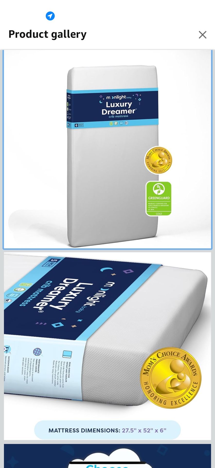 Toddler Moonlight Little Dreamer Mattress