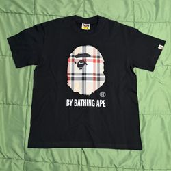 Bape x Burberry Black Size M Tee