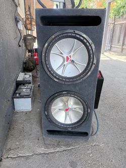 Speaker box kickers 12 inches
