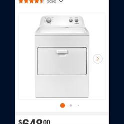 Electric Whirlpool dryer Works Perfect  