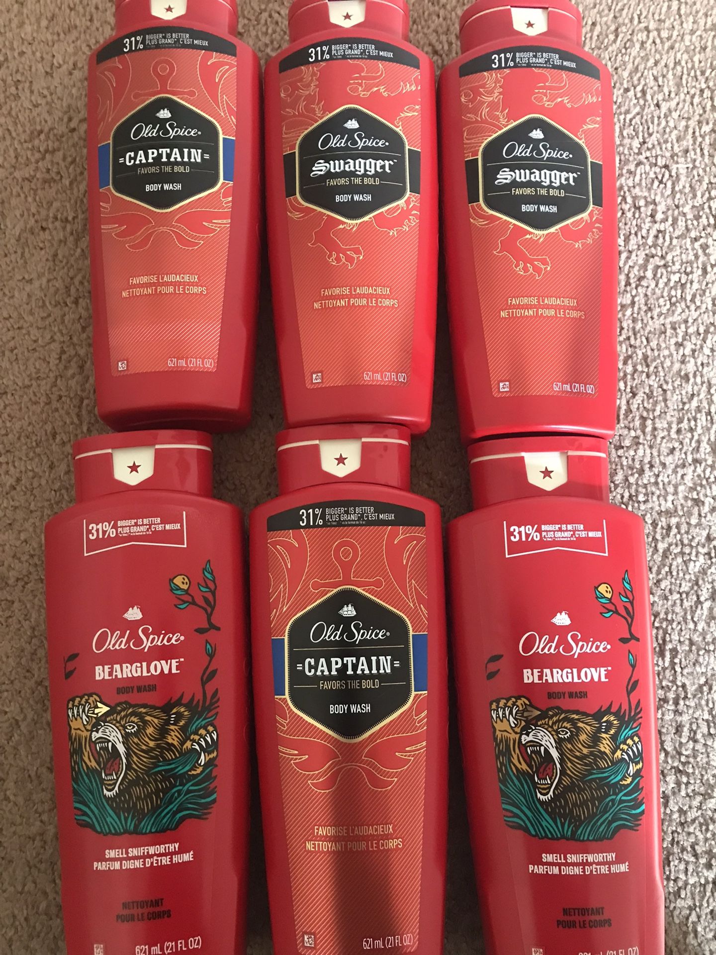 Old Spice Body Wash $3.50 Each