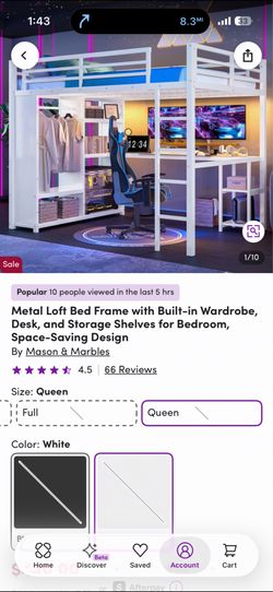 Queen Loft bed