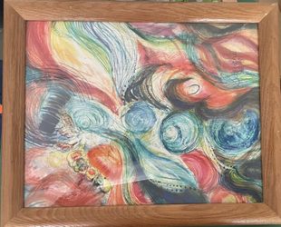 Framed Watercolor Painting