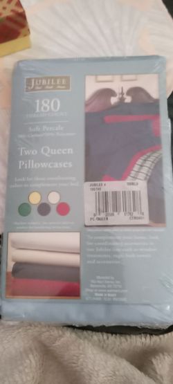 Jubilee 180 Thread Count Queen Pillowcases Set of 2