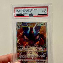 Lucario VSTAR SWSH291 PSA 9
