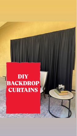 (7) backdrop curtains