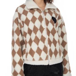 NWOT Love & Diamonds Sherpa Jacket