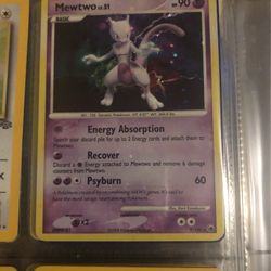Mewtwo Holo Card 9/100 $50