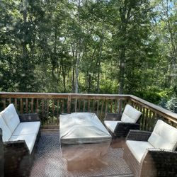 Patio Furniture — Loveseat Plus Two Chairs
